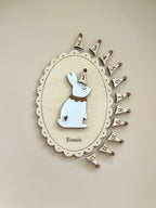 Carte étapes mois bébé - lapin