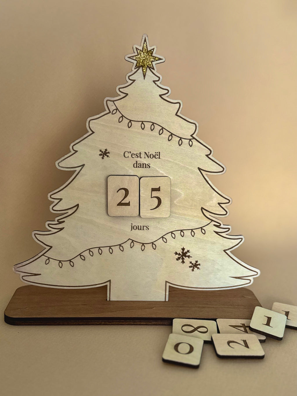 Décompte Noël - Sapin