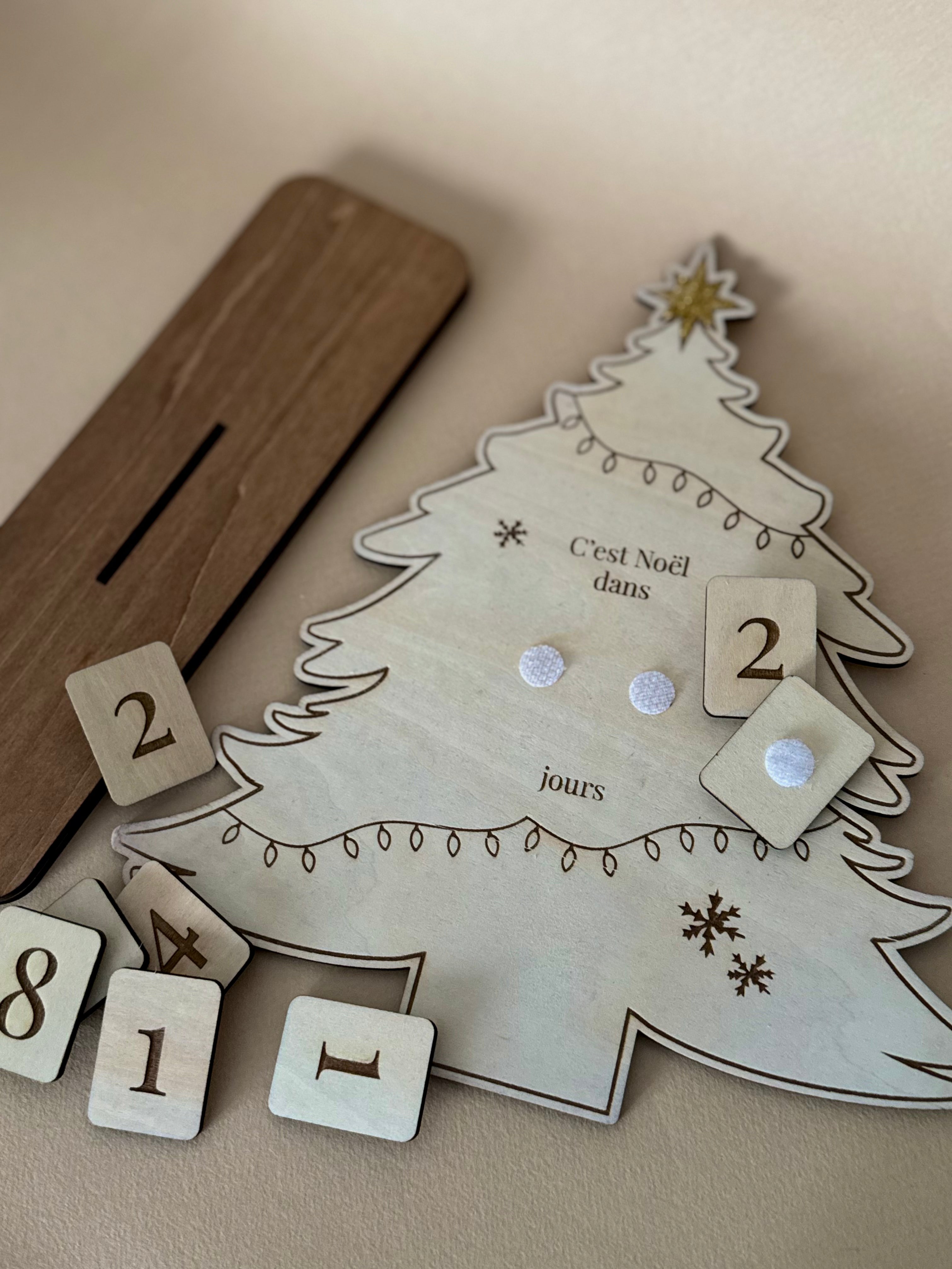 Décompte Noël - Sapin