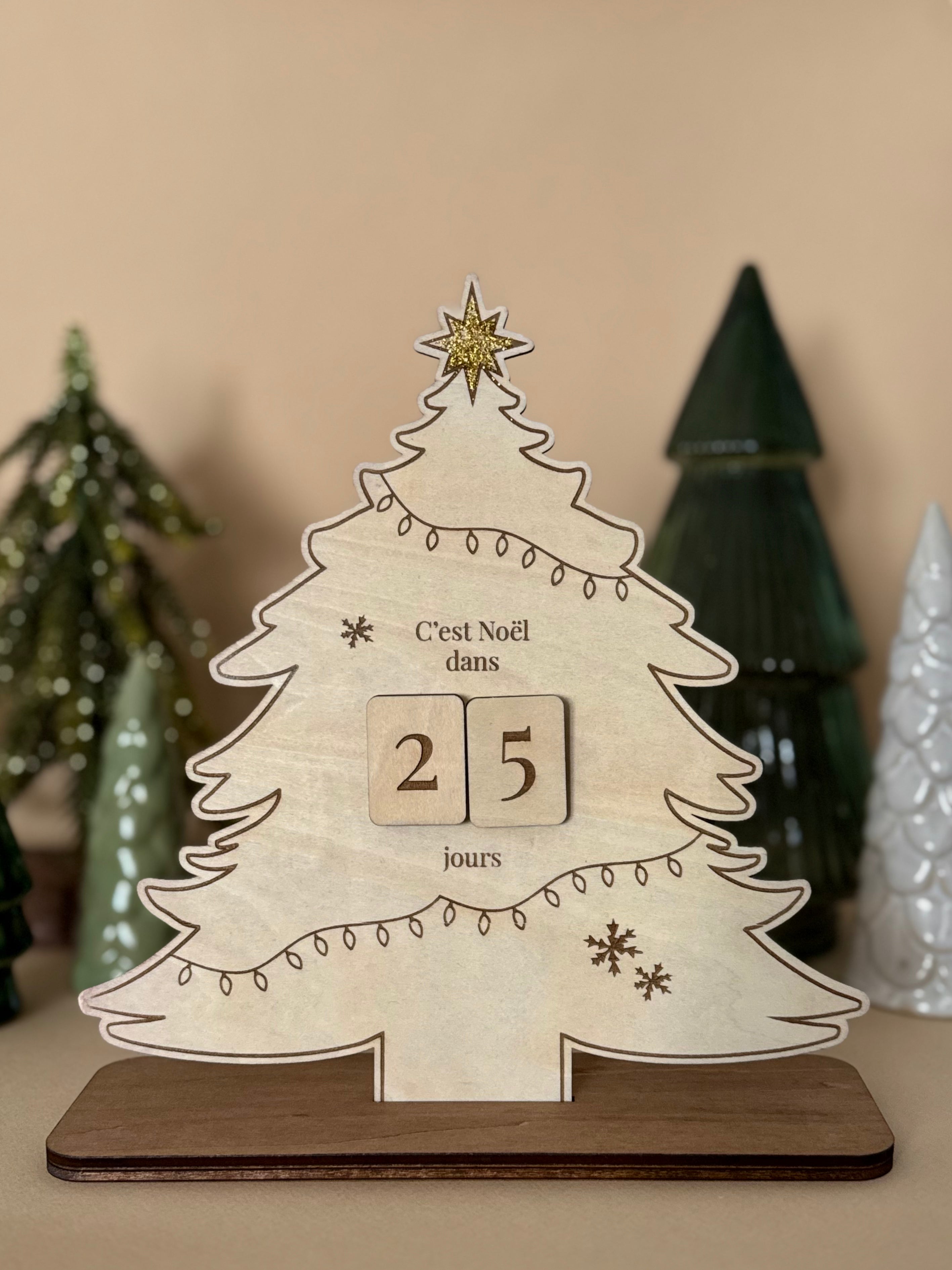 Décompte Noël - Sapin