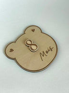 Carte étapes mois bébé - Ourson